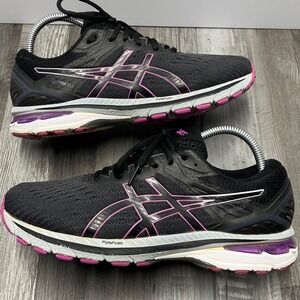 ASICS GT-2000 9 G-TX Womens Running Shoes Black Pink Gore-Tex 1012A866 Size 9